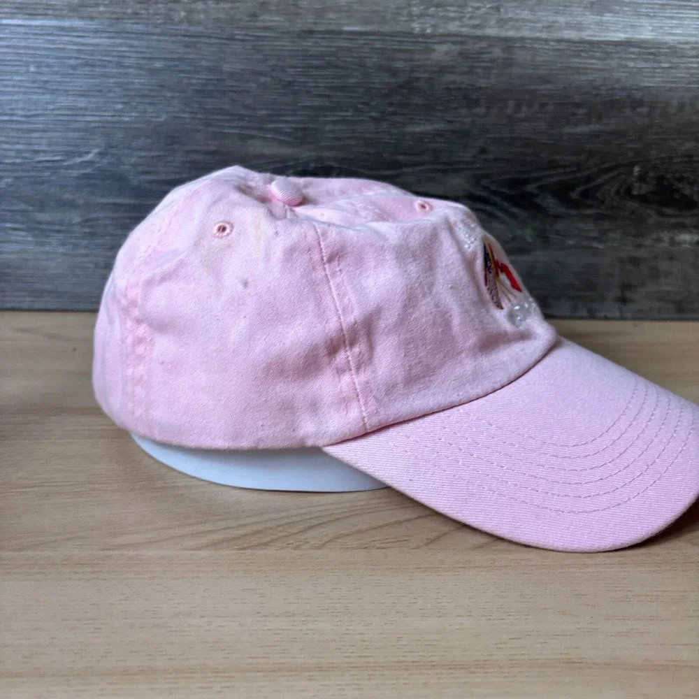 Can Am Matches Hat Cap Strap Back Womens Pink Outdoors Adjustable